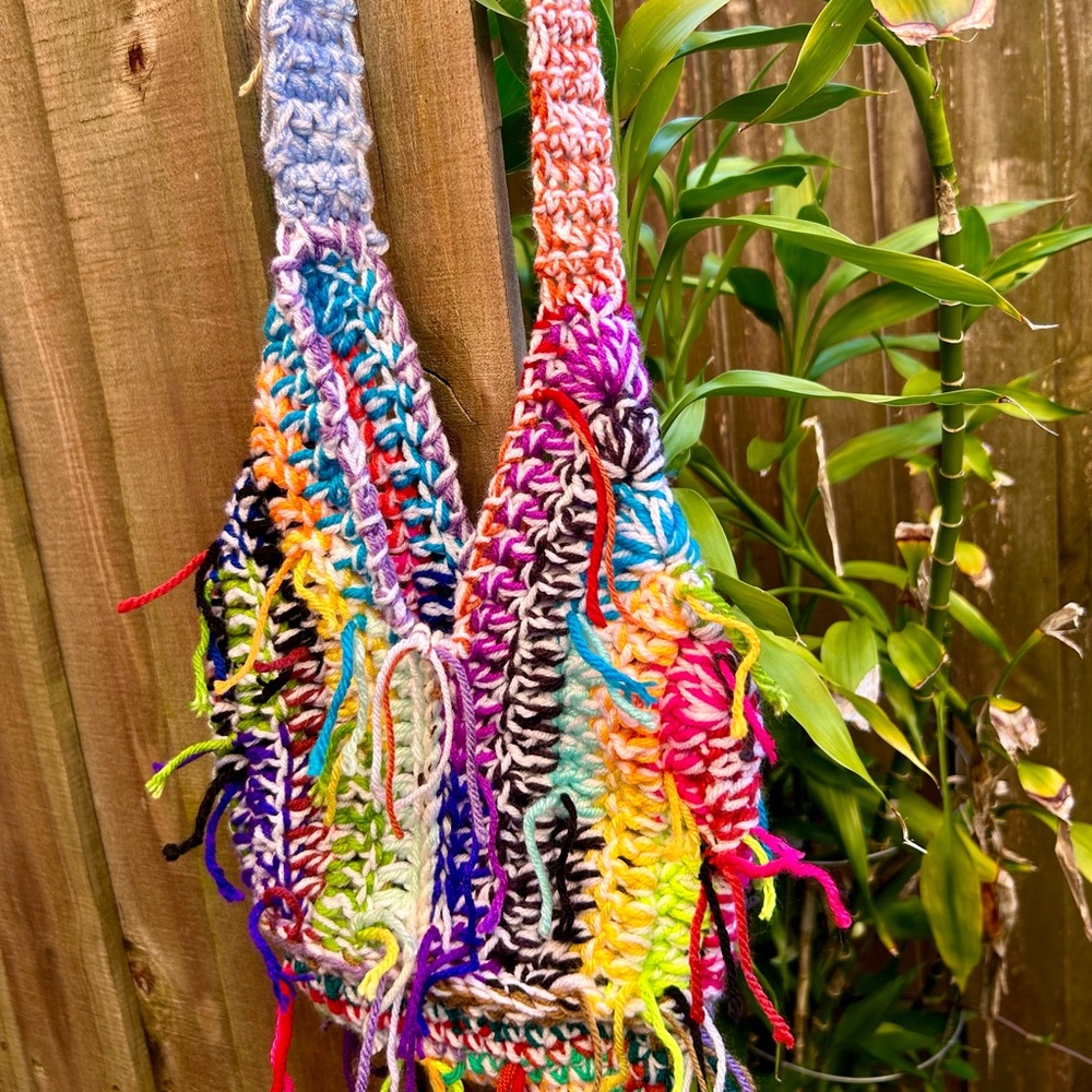 Handmade small tote handbag